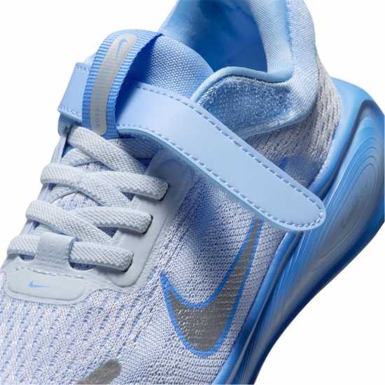 Nike Stellar Ride Runners Childrens МетСилв/Син 