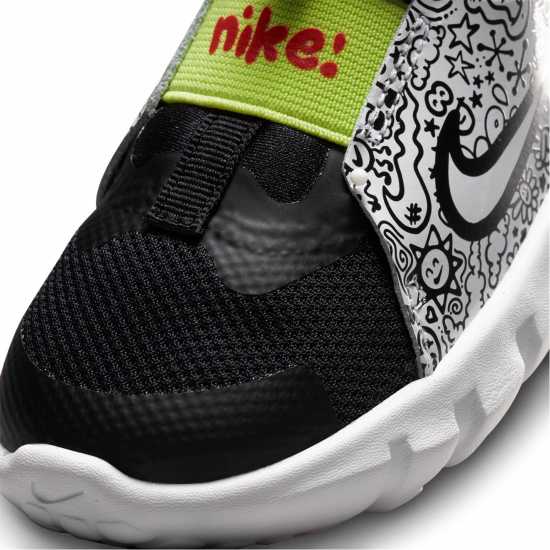 Nike Flex Runner 2 Baby/toddler Shoes Black/White/Red Детски маратонки