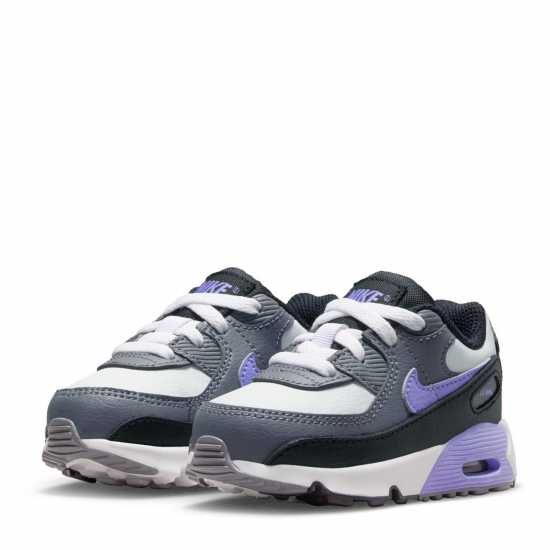 Nike Air Max 90 Trainers Infant Boys Navy/Red Детски маратонки