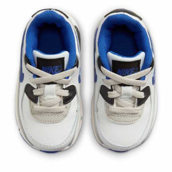 Nike Air Max 90 Trainers Infant Boys White/Blue/Blk Детски маратонки