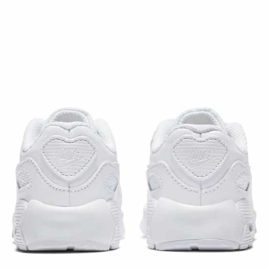 Nike Air Max 90 Trainers Infant Boys Triple White Детски маратонки