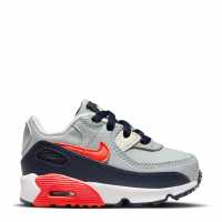 Nike Air Max 90 Trainers Infant Boys Grey/Red Детски маратонки