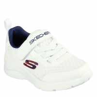 Skechers Маратонки За Малки Деца Dynamight 2.0 Infant Trainers White/Navy Детски маратонки