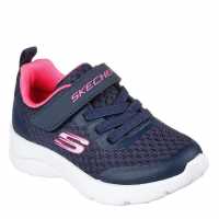 Skechers Маратонки За Малки Деца Dynamight 2.0 Infant Trainers Navy/Pink Детски маратонки
