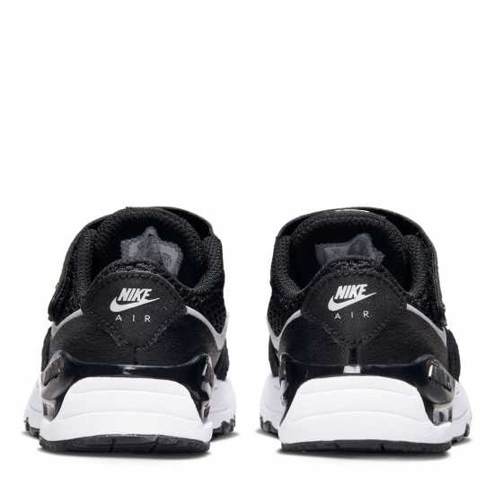 Nike Air Max System Baby Sneakers Black/White Детски маратонки