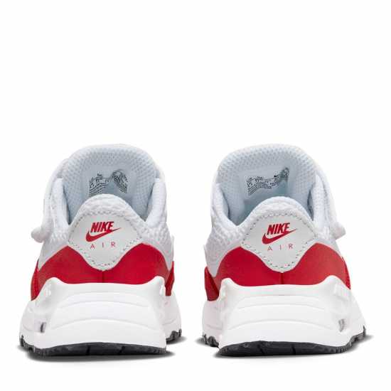Nike Air Max System Baby Sneakers White/Red Детски маратонки