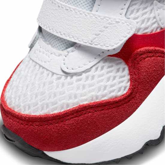 Nike Air Max System Baby Sneakers White/Red Детски маратонки