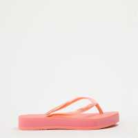 Havaianas Джапанки Kids' Slim Flatform Golden Flip Flops PEACH ROSE 