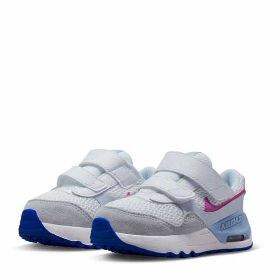 Nike Air Max Systm Baby/toddler Shoes White/Fuchsia Детски маратонки