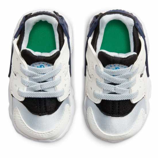 Nike Маратонки За Бягане Huarache Run Trainers Infants Grey/Blue Детски маратонки