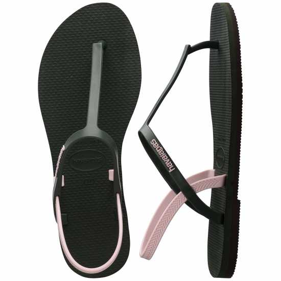 Havaianas Джапанки Kids' Hav You Paraty Rj Black Flip Flops Green 