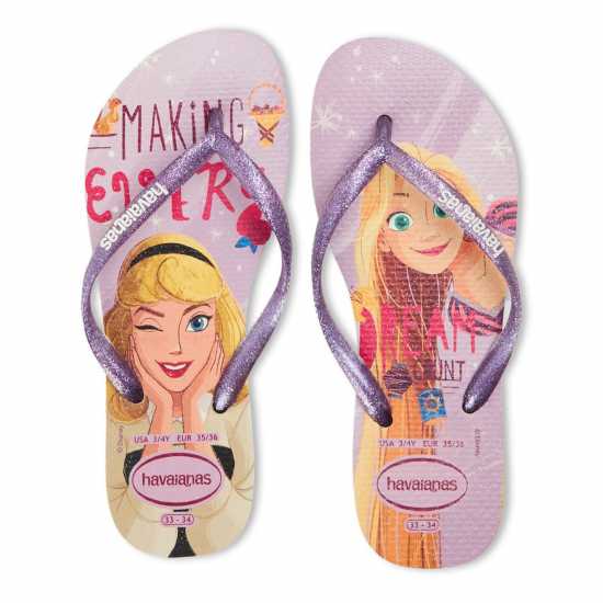 Havaianas Джапанки Unisex Kids Slim Princess Citronella Flip Flops Beige 