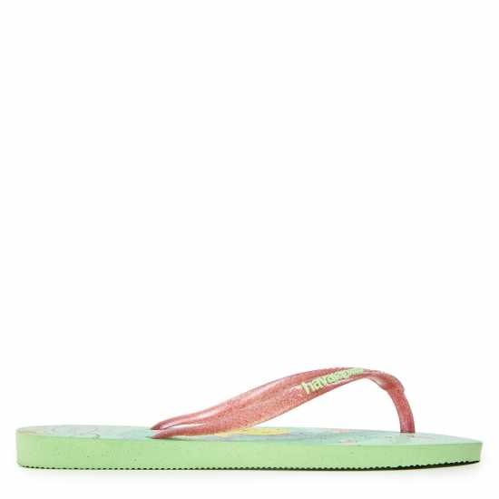 Havaianas Джапанки Unisex Kids Slim Princess Citronella Flip Flops Green Multi 