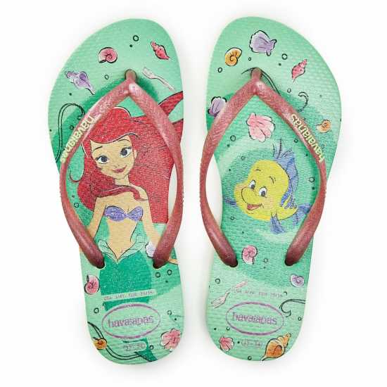 Havaianas Джапанки Unisex Kids Slim Princess Citronella Flip Flops Green Multi 