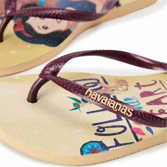 Havaianas Джапанки Unisex Kids Slim Princess Citronella Flip Flops Gold 