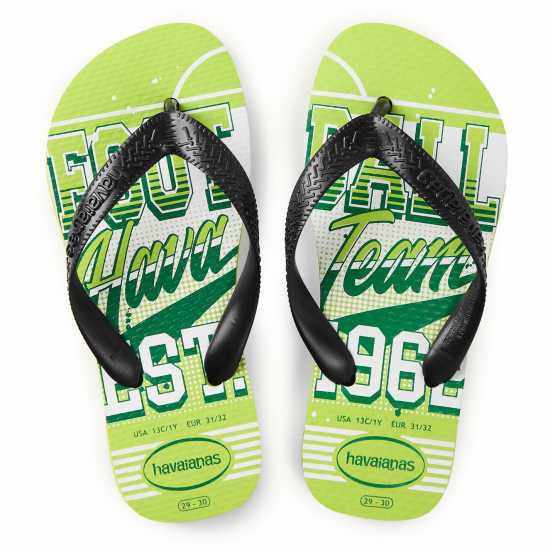 Havaianas Джапанки Unisex Kids Flip Flops Lemon Green 