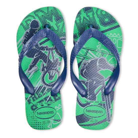 Havaianas Джапанки Unisex Kids Flip Flops Leaf Green 