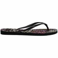 Havaianas Джапанки Kids' Hav Slim Animals Sand Grey/golden Flip Flops Black/Lemonade 