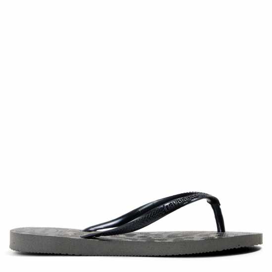 Havaianas Джапанки Kids' Hav Slim Animals Sand Grey/golden Flip Flops Steel Grey 