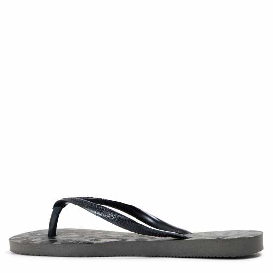 Havaianas Джапанки Kids' Hav Slim Animals Sand Grey/golden Flip Flops Steel Grey 