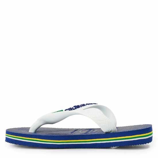 Havaianas Джапанки Hav. Brasil Logo Marine Blue 25/26 Flip Flops Unisex Kids  