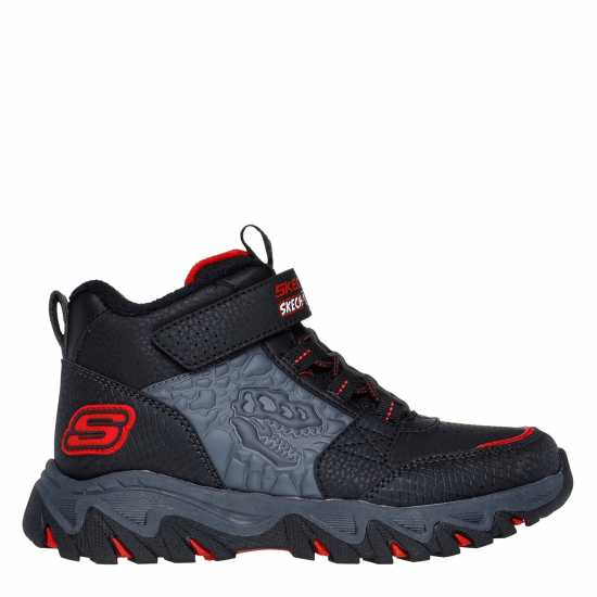 Skechers Unisex Kids' Ranger Non Waterproof Walking Shoes Black/Red 