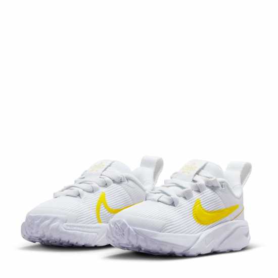 Nike Star Runner 4 Baby/toddler Shoes White/Yellow Детски маратонки