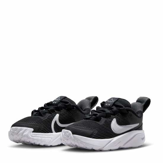 Nike Star Runner 4 Baby/toddler Shoes Черно/Бяло 