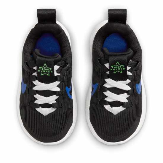Nike Star Runner 4 Baby/toddler Shoes Black/Blue - Детски маратонки