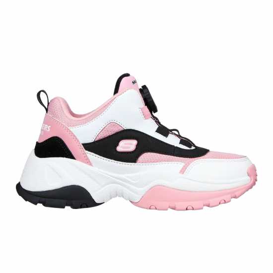 Skechers Unisex Kids Walking Shoes Pink/Black Skechers Unisex Kids Walking Shoes Pink/Black Детски туристически обувки