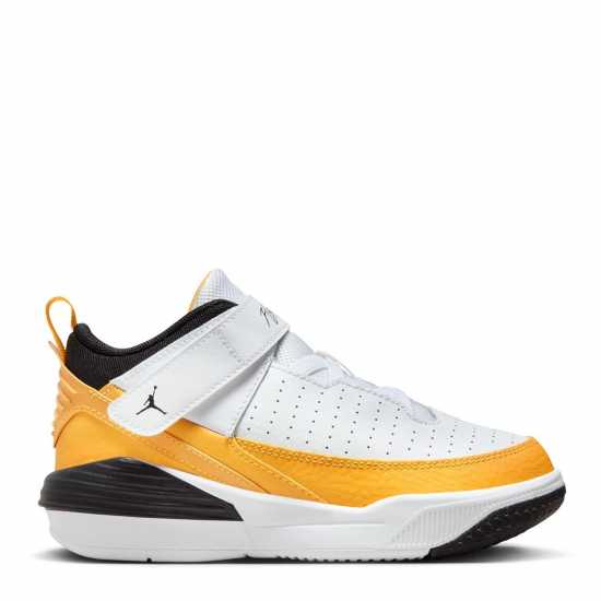 Air Jordan Max Aura 5 Little Kids' Shoes Yellow/White Мъжки баскетболни маратонки
