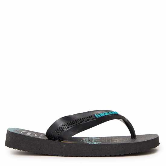 Havaianas Джапанки Unisex Kids' Flip Flops Black/Blue 