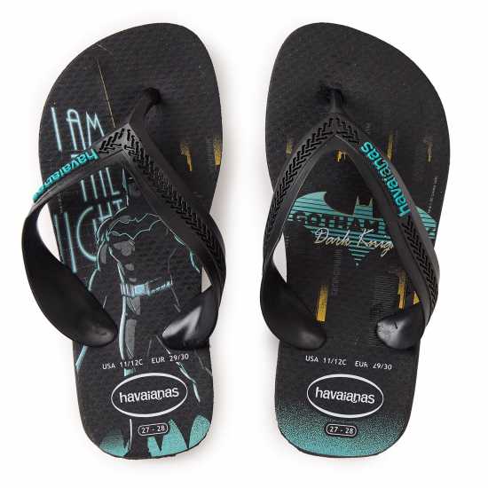 Havaianas Джапанки Unisex Kids' Flip Flops Black/Blue 