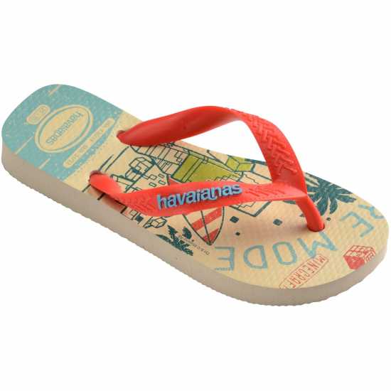 Havaianas Джапанки Unisex Kids' Flip Flops Beige/Orange 
