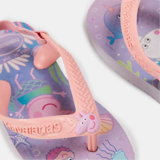 Havaianas Джапанки Unisex Kids' Peppa Pig Ballet Rose Flip Flops Quiet Lilac 
