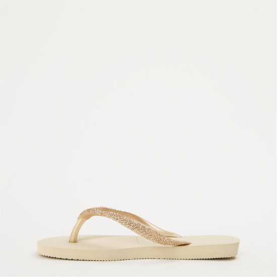 Havaianas Джапанки Hav. Slim Glitter Ii Beige 29/30 Flip Flops Unisex Kids  
