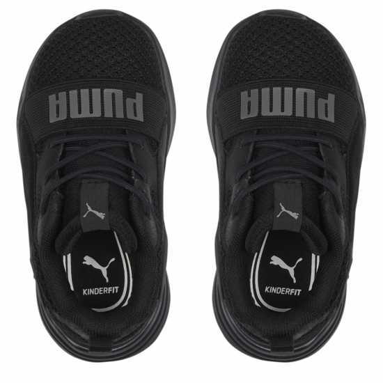 Puma Wired Run Pure Ac Inf Triple Black - Детски маратонки