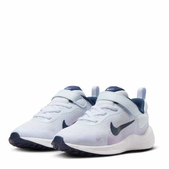 Nike Revolution 7 (Psv) Grey/Navy Детски маратонки