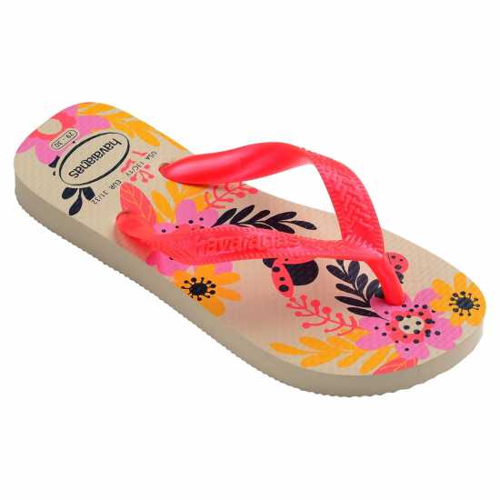 Havaianas Джапанки Hav. Kids Flores Beige 27/28 Flip Flops Unisex Beige Havaianas Джапанки Hav. Kids Flores Beige 27/28 Flip Flops Unisex Beige