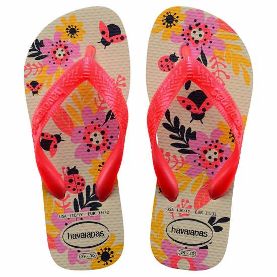 Havaianas Джапанки Hav. Kids Flores Beige 27/28 Flip Flops Unisex Beige Havaianas Джапанки Hav. Kids Flores Beige 27/28 Flip Flops Unisex Beige