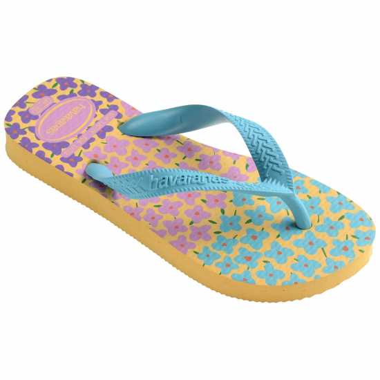 Havaianas Джапанки Hav. Kids Flores Beige 27/28 Flip Flops Unisex Yellowblue Havaianas Джапанки Hav. Kids Flores Beige 27/28 Flip Flops Unisex Yellowblue