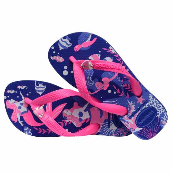 Havaianas Джапанки Unisex Kids Flip Flops Marine Blue 