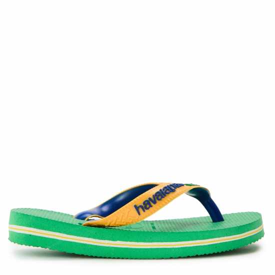 Havaianas Джапанки Hav. Brasil Mix Leaf Green/marine B Flip Flops Girls  