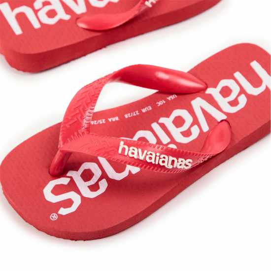 Havaianas Джапанки Hav. Top Logomania Ruby Red 25/26 Flip Flops Girls Havaianas Джапанки Hav. Top Logomania Ruby Red 25/26 Flip Flops Girls