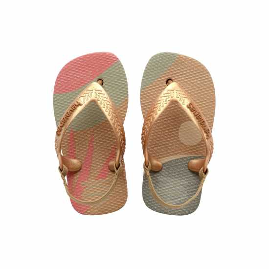 Havaianas Джапанки Hav. Baby Palette Glow Velvet Rose Flip Flops Unisex Kids Sand Grey/Gold 
