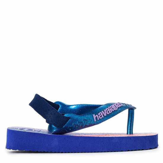 Havaianas Джапанки Unisex Kids' Baby Palette Glow Velvet Rose Flip Flops Marine Blue M 