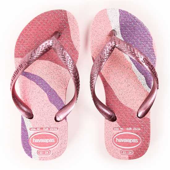 Havaianas Джапанки Hav. Slim Palette Glow Velvet Rose Flip Flops Girls  