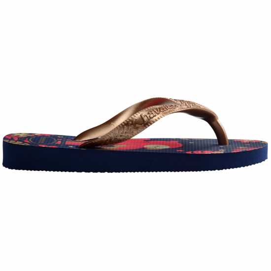 Havaianas Джапанки Unisex Kids' Top Pets Flip Flops Navy Blue/Rose 