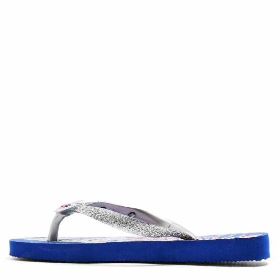 Havaianas Джапанки Unisex Kids Slim Glitter Pink Flip Flops Marine Blue 