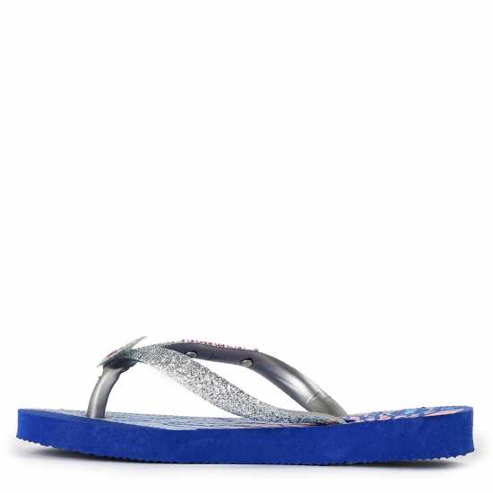 Havaianas Джапанки Unisex Kids Slim Glitter Pink Flip Flops Marine Blue 